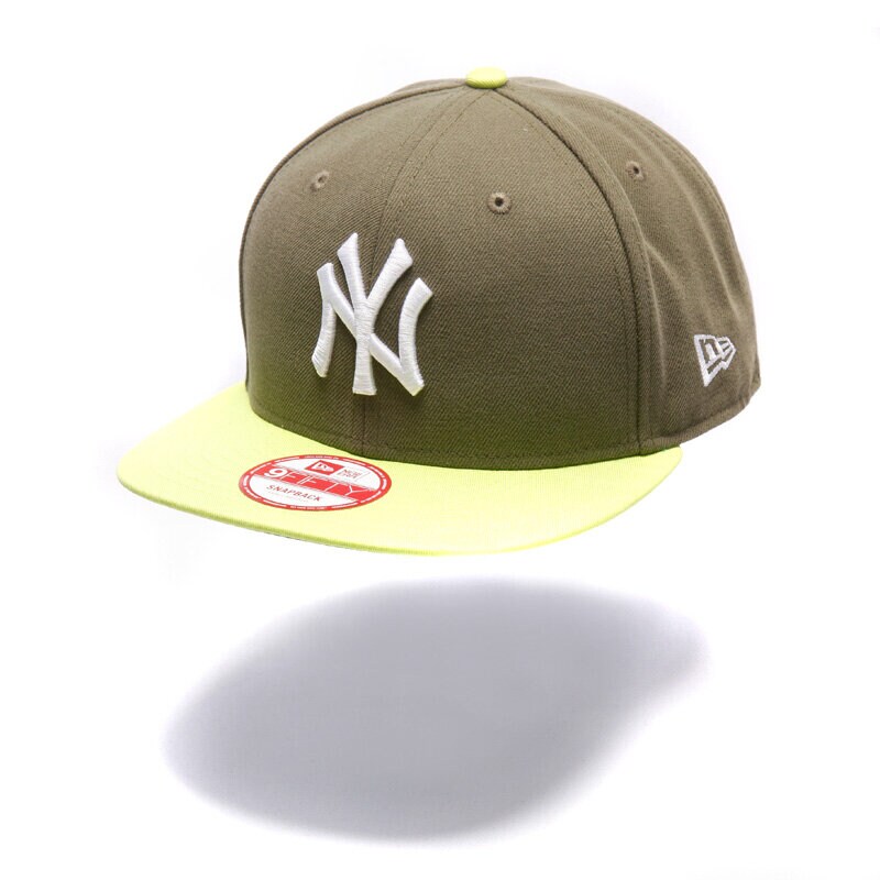 dětská kšiltovka NEW ERA ČEPICE COTTON BLOCK 4 NEW YORK YANKEES 10830722 ZELENÁ