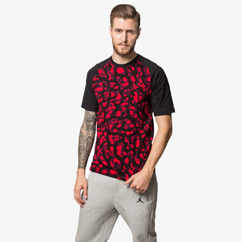 pánské tričko JORDAN TRIČKO S/S TOP 689262687 ŠEDÁ