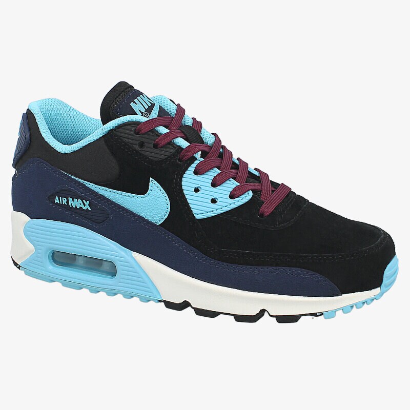 dámské tenisky NIKE WMNS AIR MAX 90 LTHR 768887400 TMAVOMODRÁ