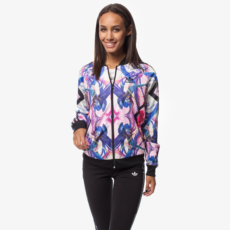 dámská mikina ADIDAS MIKINA FLORERA SPRSTR AB1986 VÍCEBAREVNÁ