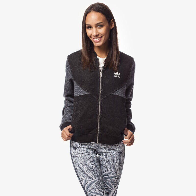 dámská zimní bunda ADIDAS BUNDA DENIM CR SUPST AB2824 ŠEDÁ