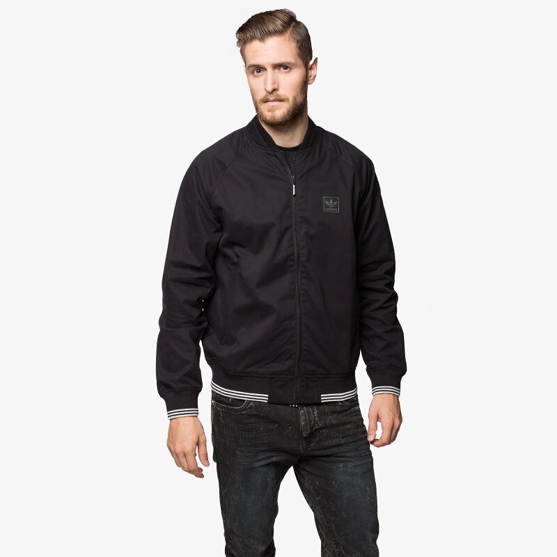 pánská zimní bunda ADIDAS BUNDA FZ CASUAL SST AB9686 ČERNÁ