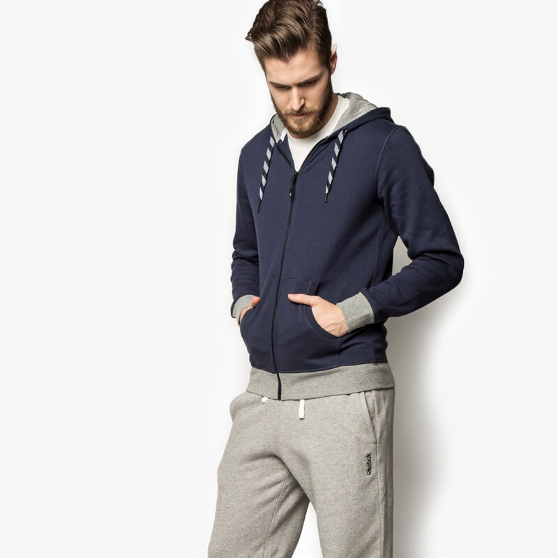 pánská mikina UMBRO MIKINA KLOST UL35BLM12001 TMAVOMODRÁ