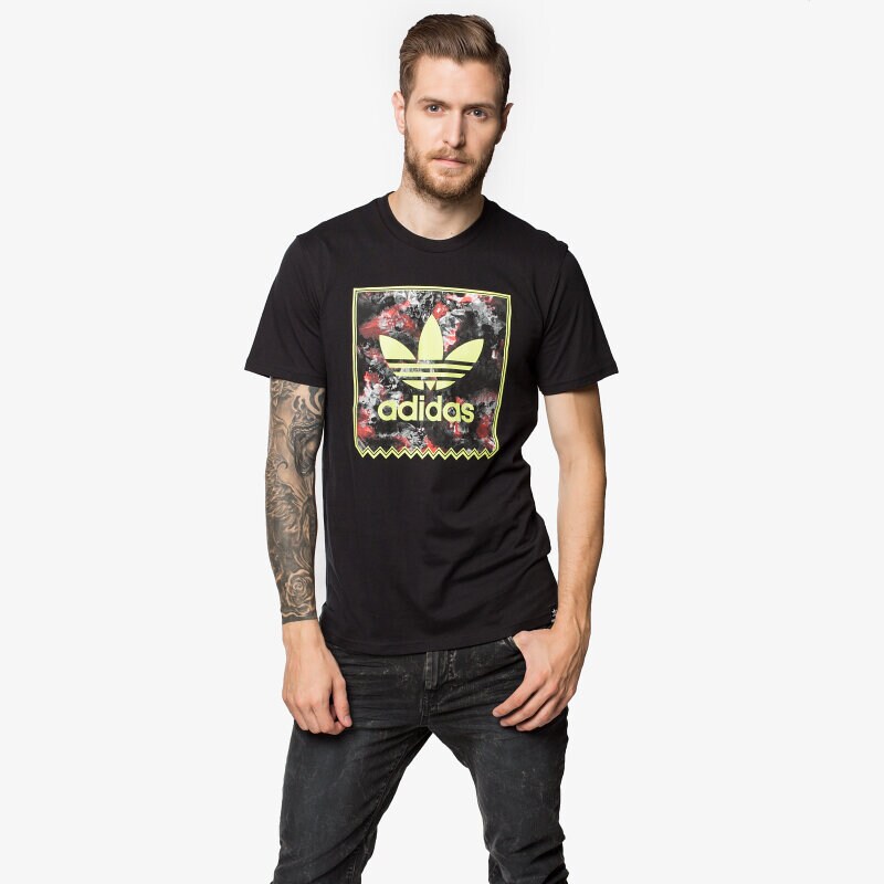 pánské tričko ADIDAS TRIČKO FLRL STORM FILL AB3204 ČERNÁ