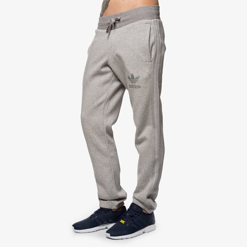 pánské kalhoty ADIDAS KALHOTY  SPO SWEAT AB7581 ŠEDÁ
