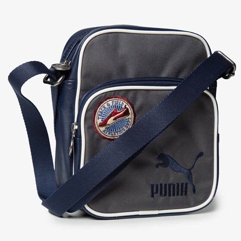 dámská taška PUMA TAŠKA ORIGINALS REPORTER VARSITY 07344601 ŠEDÁ