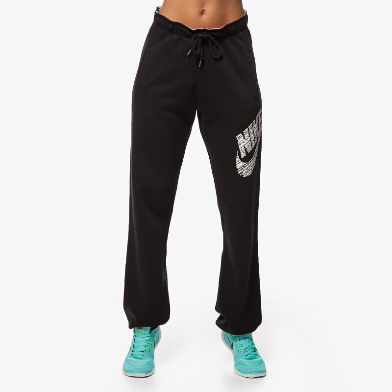 dámské kalhoty NIKE KALHOTY  RALLY PANT-LOGO 684123010 ČERNÁ