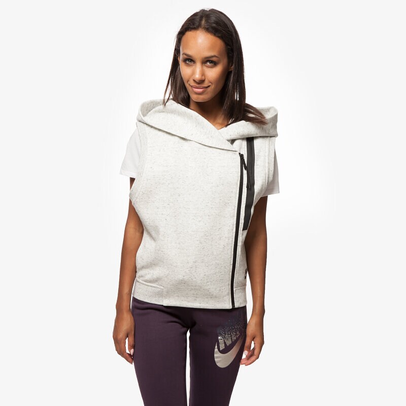 dámska vesta NIKE VESTA TECH FLEECE VEST 689067121 ŠEDÁ
