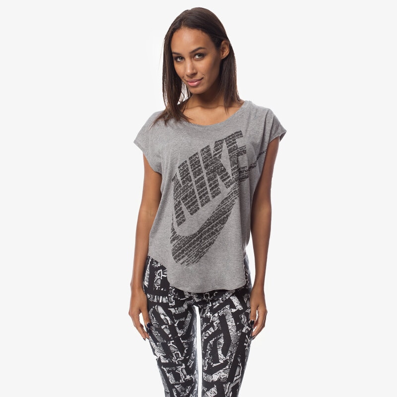 dámské tričko NIKE TRIČKO SIGNAL TEE 678393091 ŠEDÁ