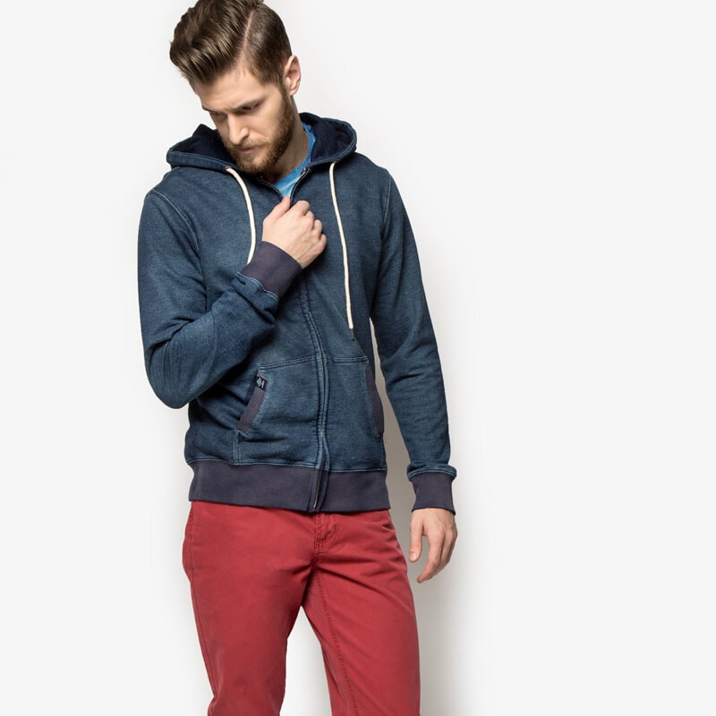 pánská mikina UMBRO MIKINA ASTO UL35BLM03001 MODRÁ