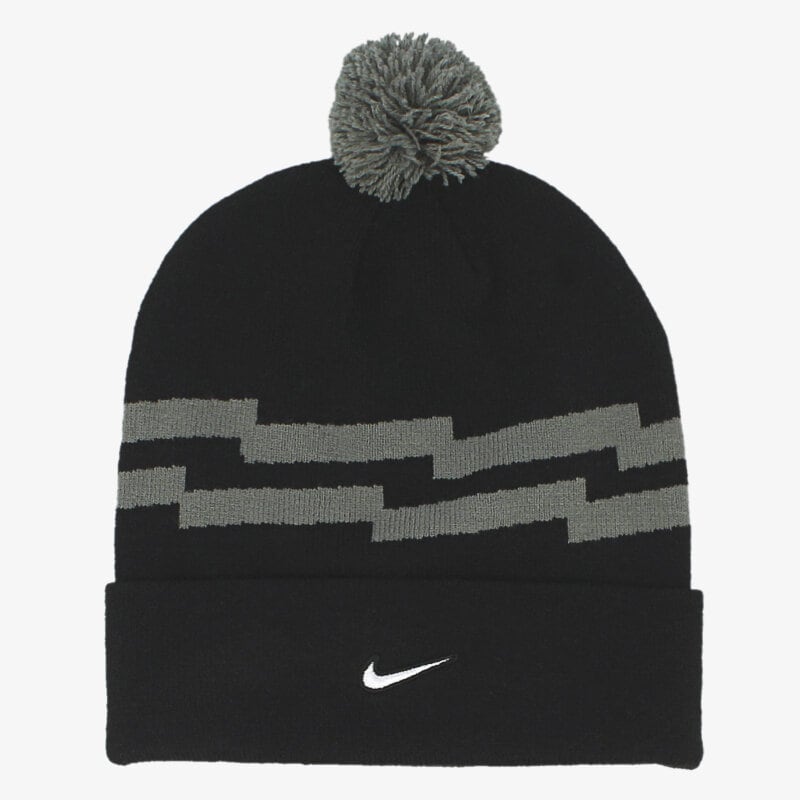 dětská čepice NIKE ČEPICE NSW LOI POM BEANIE 688769010 ČERNÁ