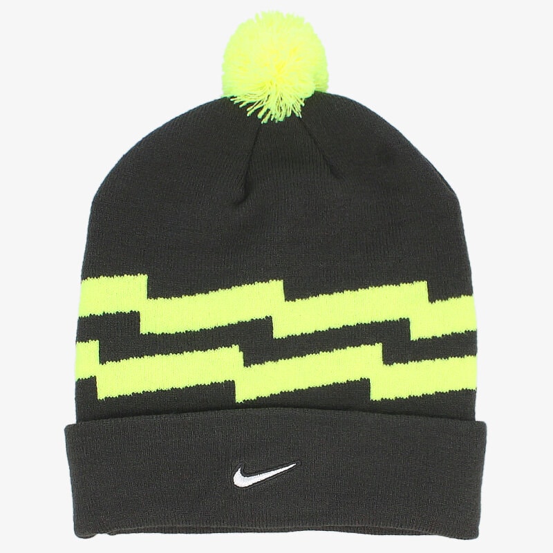 dětská čepice NIKE ČEPICE NSW LOI POM BEANIE 688769060 ČERNÁ