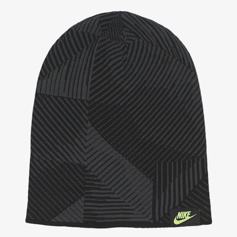 dětská čepice NIKE ČEPICE NSW CUFFED BEANIE 688787010 ČERNÁ