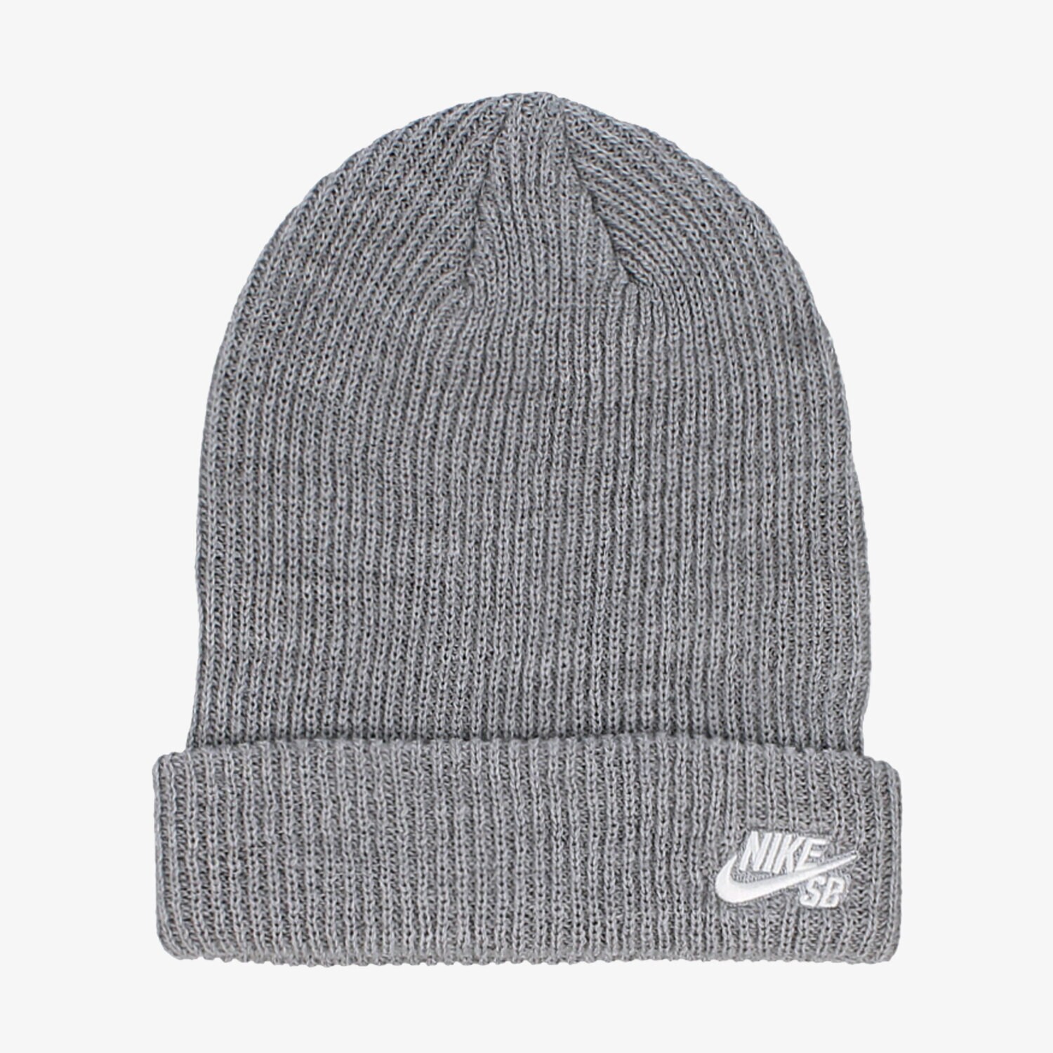 dětská čepice NIKE ČEPICE ZIMNÍ SB FISHERMAN BEANIE 628684066 ŠEDÁ