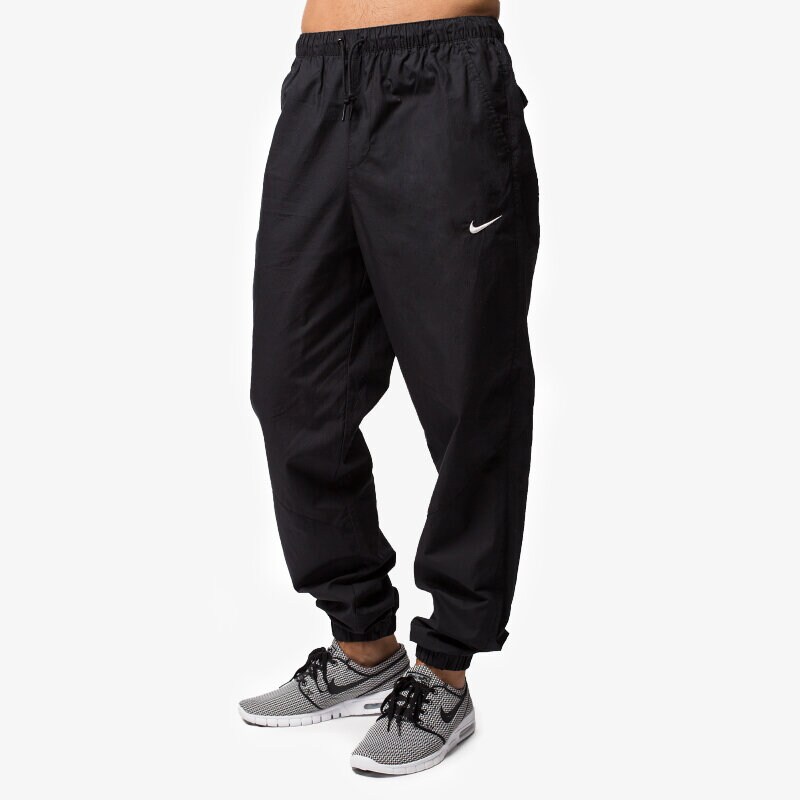 pánské kalhoty NIKE KALHOTY  SWEEPER CUFF PANT 644841010 ČERNÁ