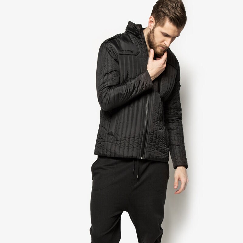 Přechodná bunda pánská (podzimní, jarní) CONFRONT BUNDA MANTELO CFV35KUM01001 ČERNÁ