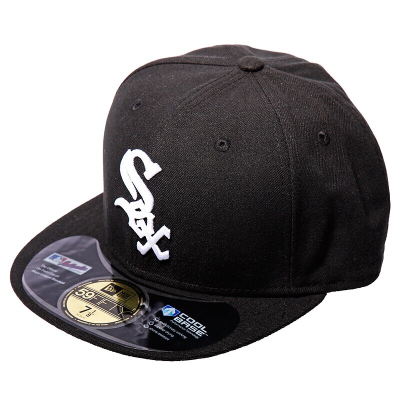 dětská kšiltovka NEW ERA ČEPICE MLB AUTHENTIC CHICAGO WHITE SOX 10010247 ČERNÁ