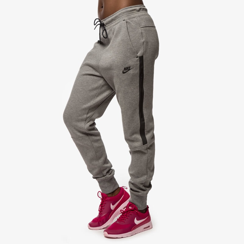 dámské kalhoty NIKE KALHOTY  TECH FLEECE PANT 683800092 ŠEDÁ