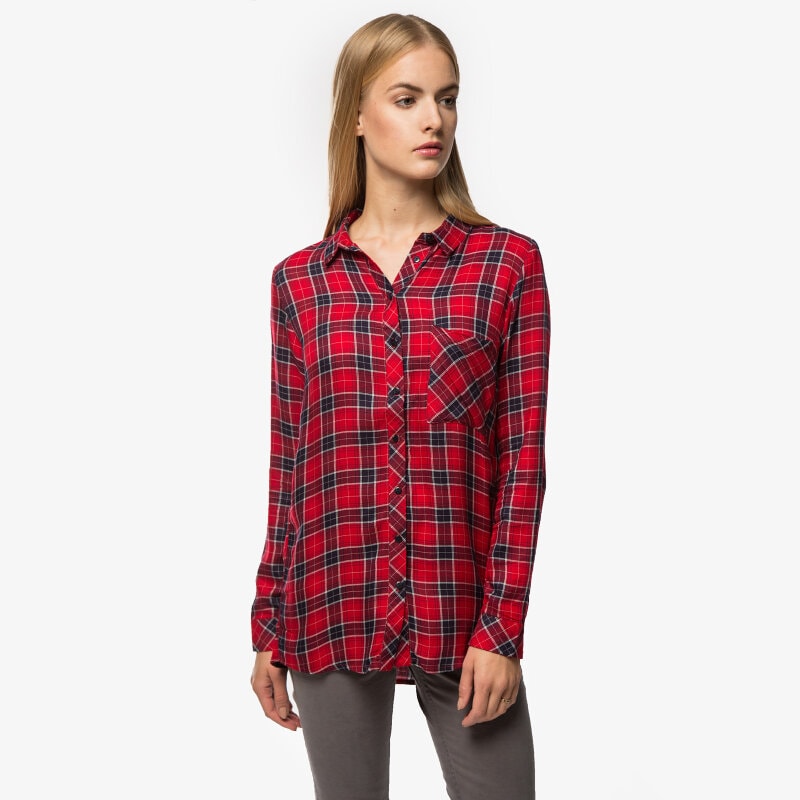 dámské tričko CONFRONT KOŠILE CERTO CF35KZD01001 ČERVENÁ