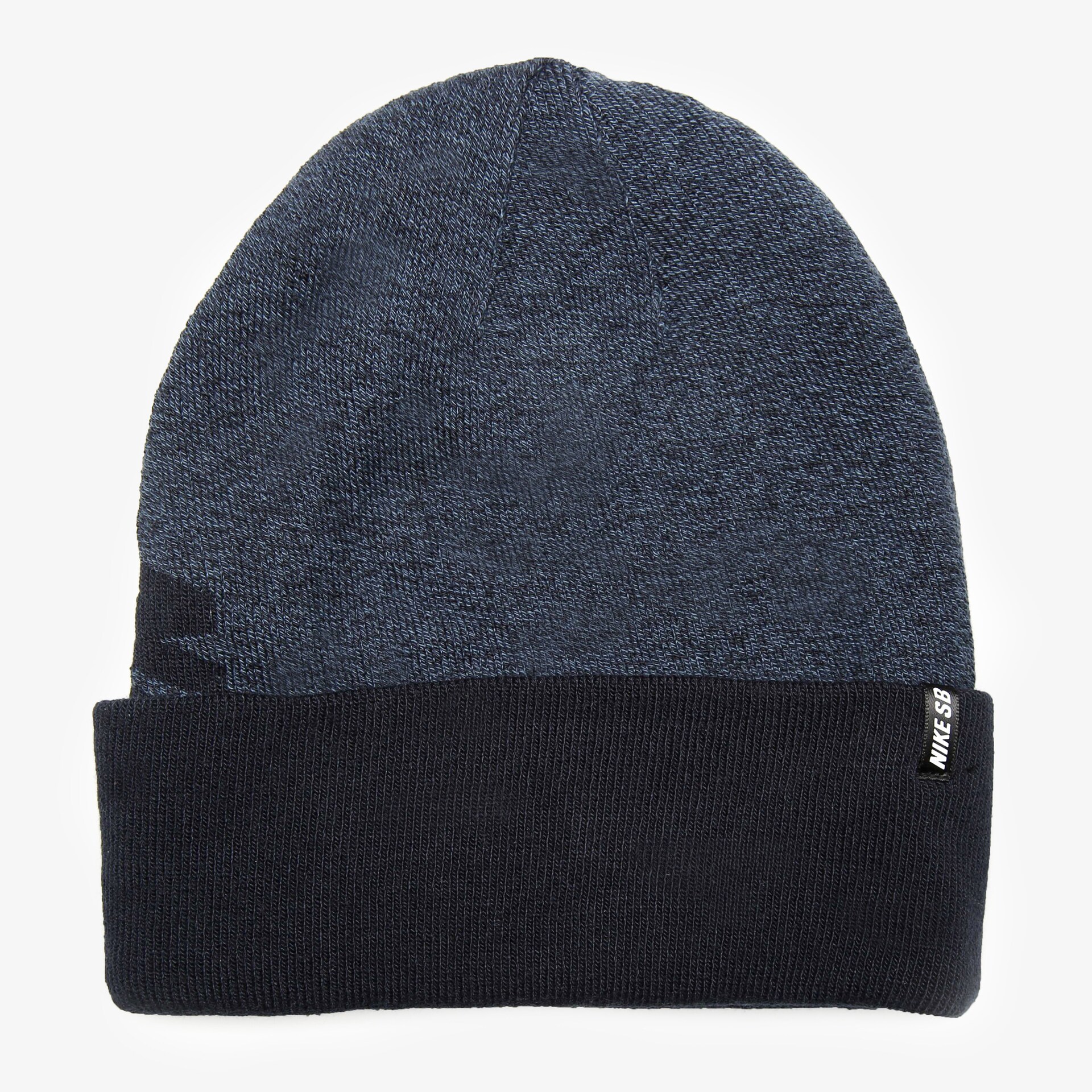 dětská čepice NIKE ČEPICE ZIMNÍ SB REVERSIBLE HEATHER BEANIE 708911475 TMAVOMODRÁ