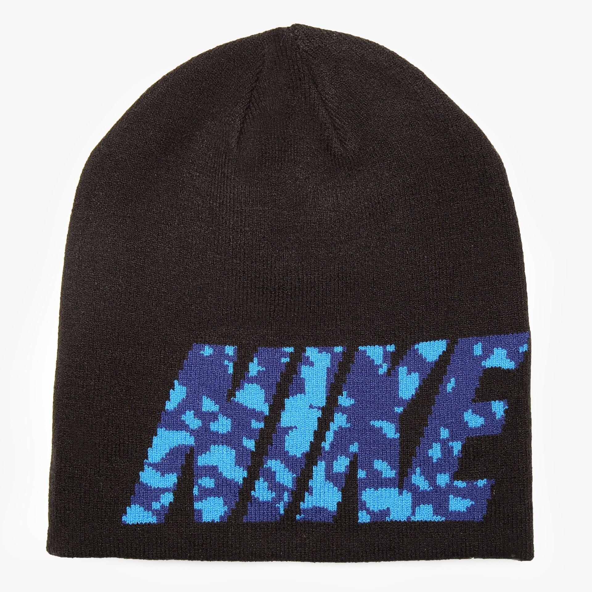 dětská čepice NIKE ČEPICE NSW CAMO SPILL BEANIE 688768013 ČERNÁ
