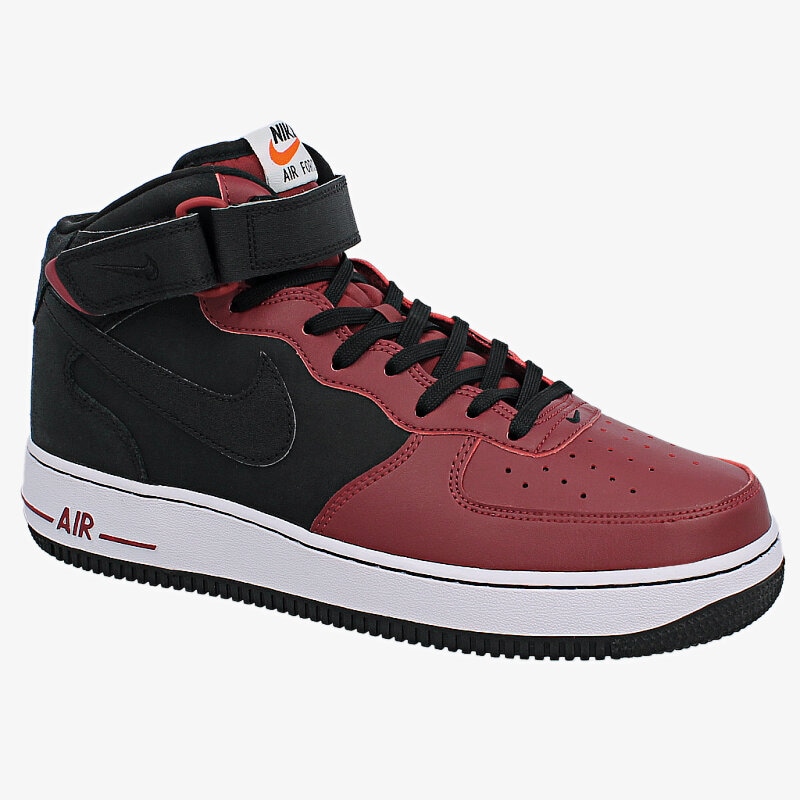 pánské tenisky NIKE AIR FORCE 1 MID '07  315123032 BORDOVÁ