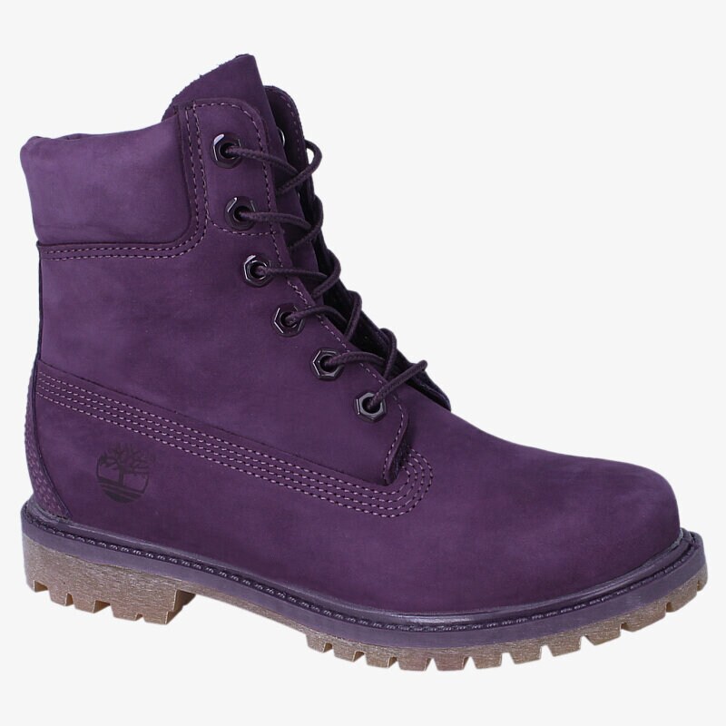 dámské kotníkové boty TIMBERLAND PREMIUM 6 INCH BOOT - W  A12M4 FIALOVÁ