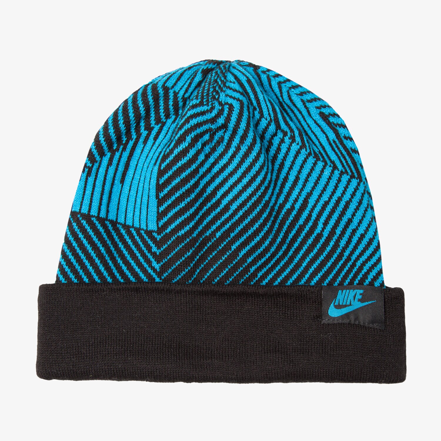 dětská čepice NIKE ČEPICE ZIMNÍ SEASONAL CUFF BEANIE YTH 728497407 MODRÁ