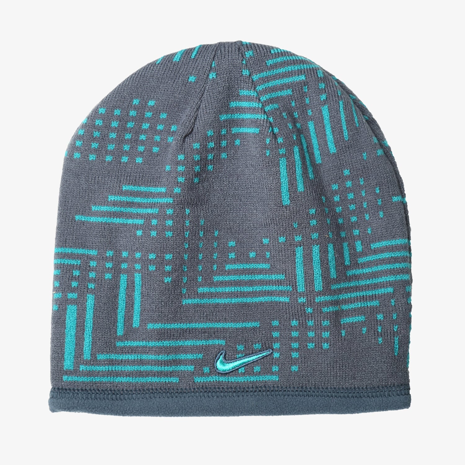 dětská čepice NIKE ČEPICE ZIMNÍ KNIT REVERSIBLE BEANIE YTH 688692460 ŠEDÁ