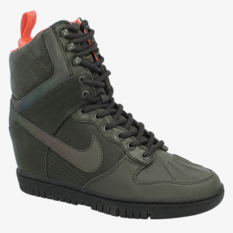 dámské tenisky NIKE DUNK SKY HI 2 SNKRBT 807401300 ZELENÁ