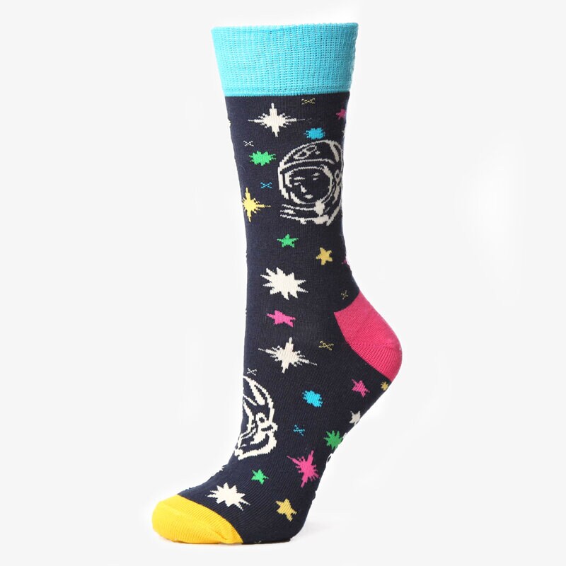 dámské ponožky HAPPY SOCKS PONOŽKY BBC SPACE BBCS01065 VÍCEBAREVNÁ