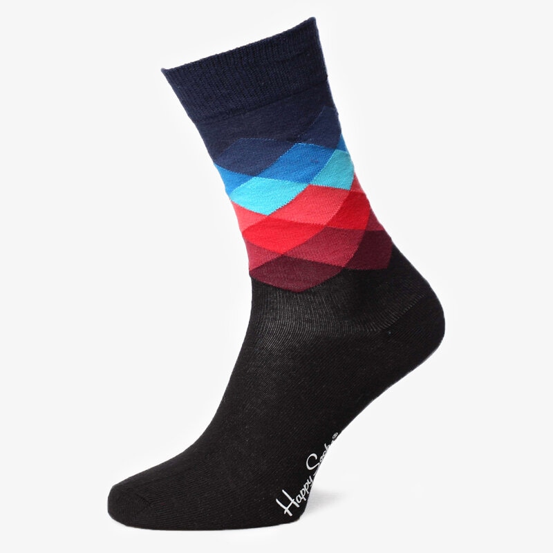 dámské ponožky HAPPY SOCKS PONOŽKY FADED DIAMOND SOCKS FD01069 VÍCEBAREVNÁ