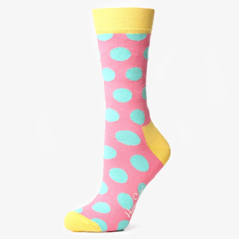 dámské ponožky HAPPY SOCKS PONOŽKY BIG DOTS BD01031 VÍCEBAREVNÁ