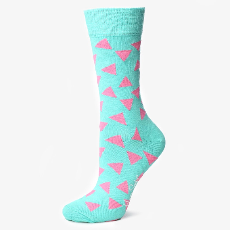 dámské ponožky HAPPY SOCKS PONOŽKY TRIANGLE BT01703 VÍCEBAREVNÁ