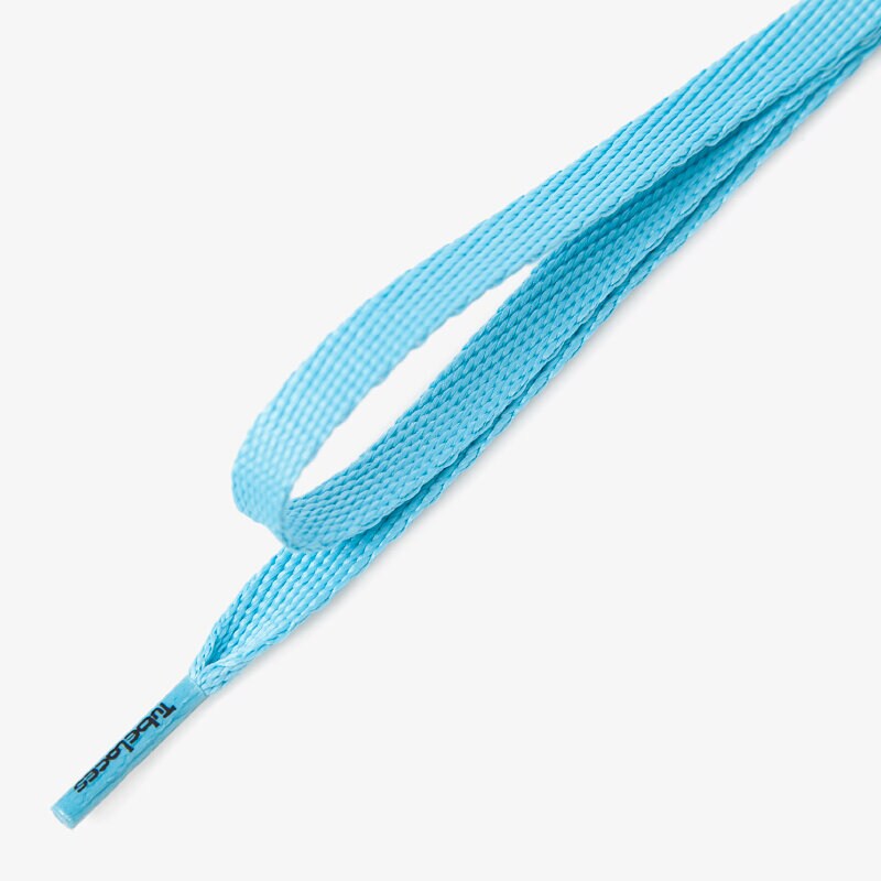 dámské péče o obuv TUBE LACES TKANIČKY SILVER FLAT 1015303 MODRÁ