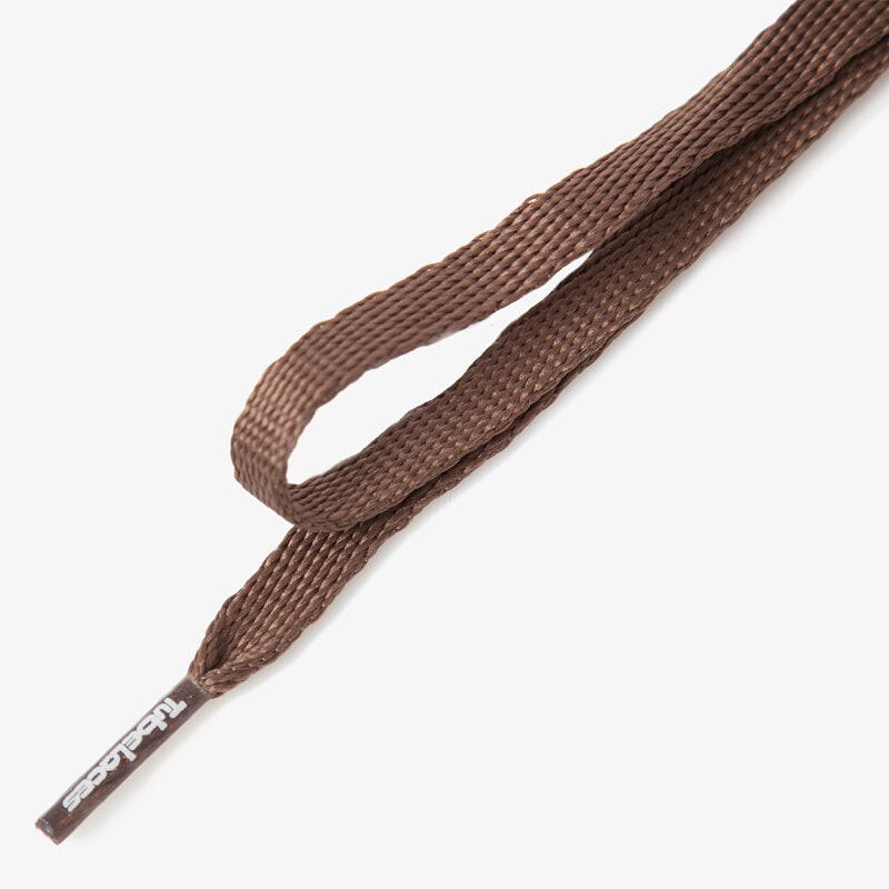 dámské péče o obuv TUBE LACES TKANIČKY SILVER FLAT 1015304 HNĚDÁ