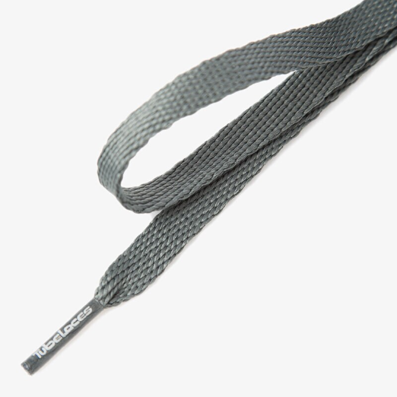 dámské péče o obuv TUBE LACES TKANIČKY SILVER FLAT 1015305 ŠEDÁ