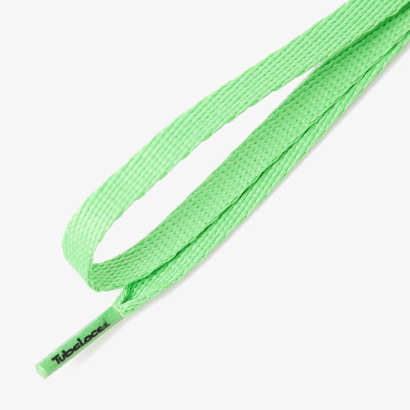 dámské péče o obuv TUBE LACES TKANIČKY SILVER FLAT 1015308 ZELENÁ