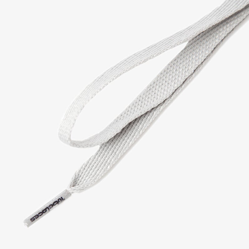 dámské péče o obuv TUBE LACES TKANIČKY SILVER FLAT 1015309 ŠEDÁ