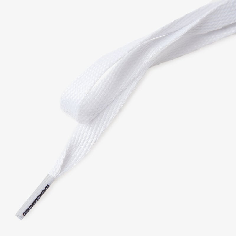 dámské péče o obuv TUBE LACES TKANIČKY SILVER FLAT 1045704 BÍLÁ