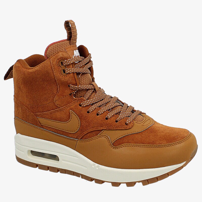 dámské tenisky NIKE WMNS AIR MAX 1 MID SNKRBT  685267200 HNĚDÁ