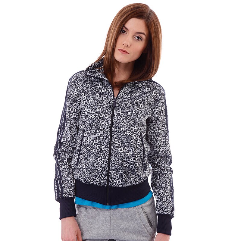dámská mikina ADIDAS MIKINA FLOWER TT Z34852 ČERNÁ
