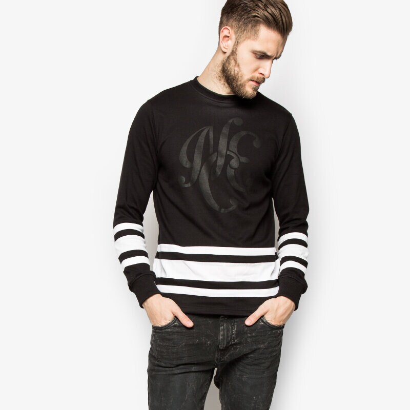 pánská košile NEW ERA TRIČKO LS BASE CAMP VIZSLA HOCKEY HT TEE 11183108 ČERNÁ