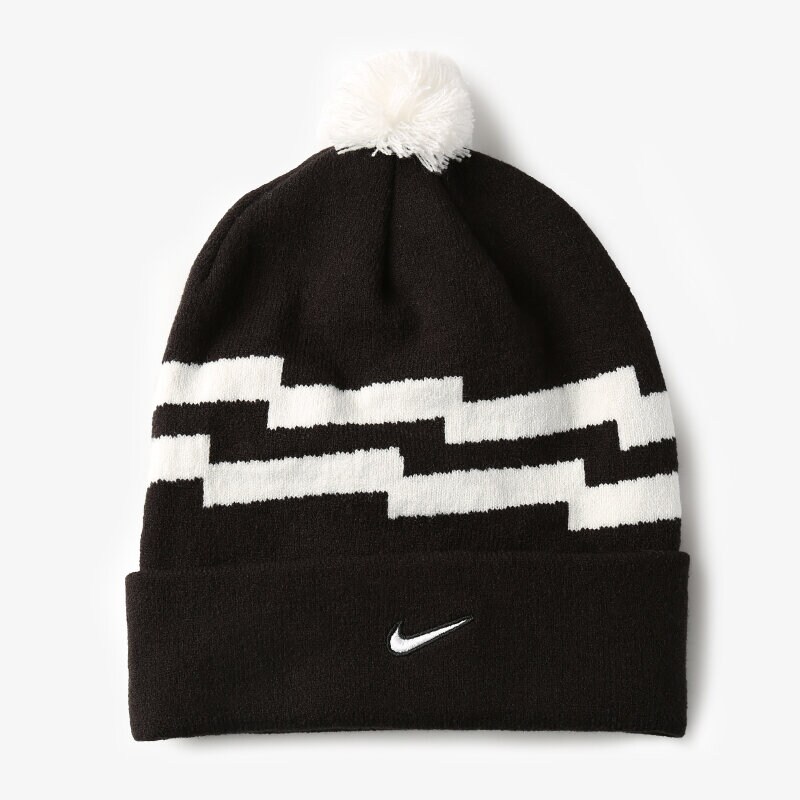 dětská čepice NIKE ČEPICE NSW LOI POM BEANIE 688769011 ČERNÁ