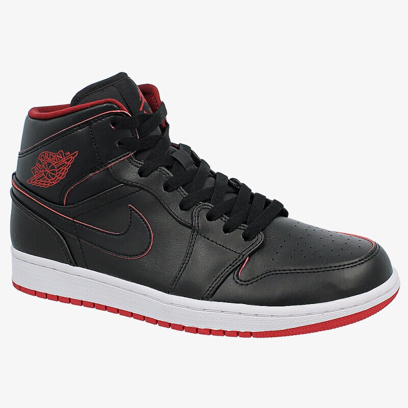 pánské tenisky JORDAN AIR 1 MID  554724028 ČERNÁ