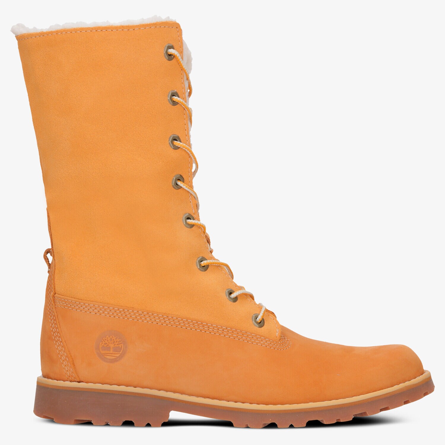 dětské kotníkové boty TIMBERLAND 6 IN WP SHEARLING BOOT TB0A156N2311 ŽLUTÁ