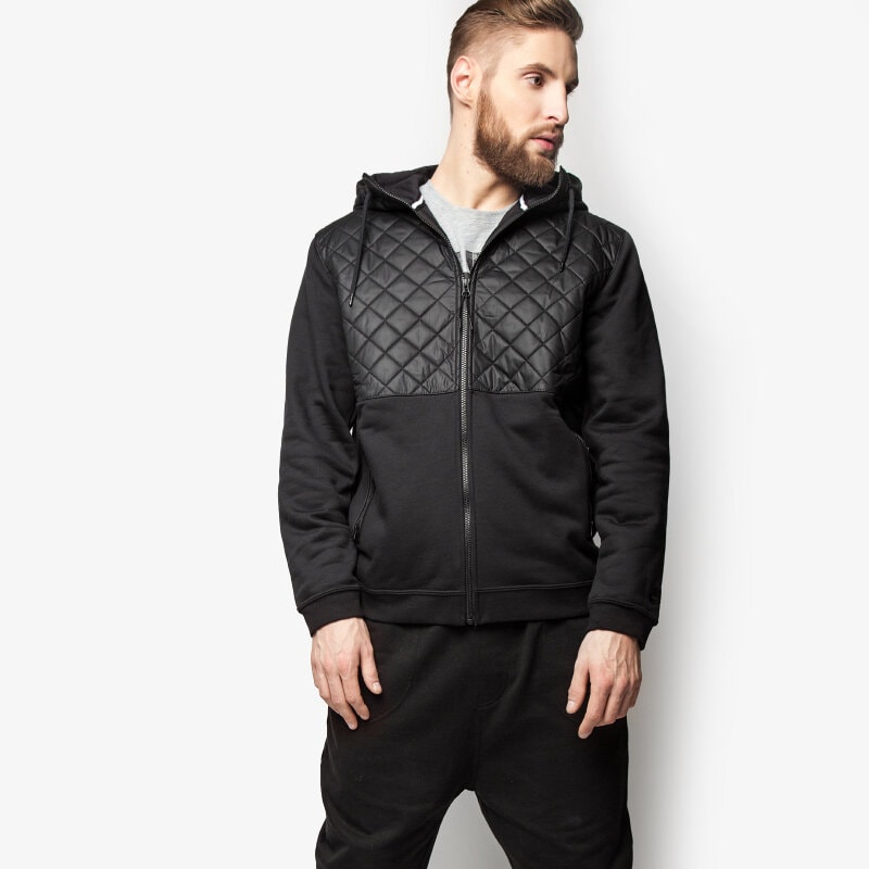 pánská mikina NIKE MIKINA FZ HOODY-WINTERIZED 678964010 ČERNÁ