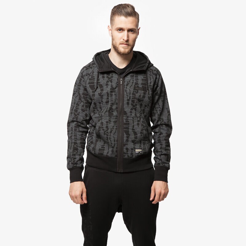 pánská mikina NIKE MIKINA FC AW77 FZ HOODY 688010010 ČERNÁ