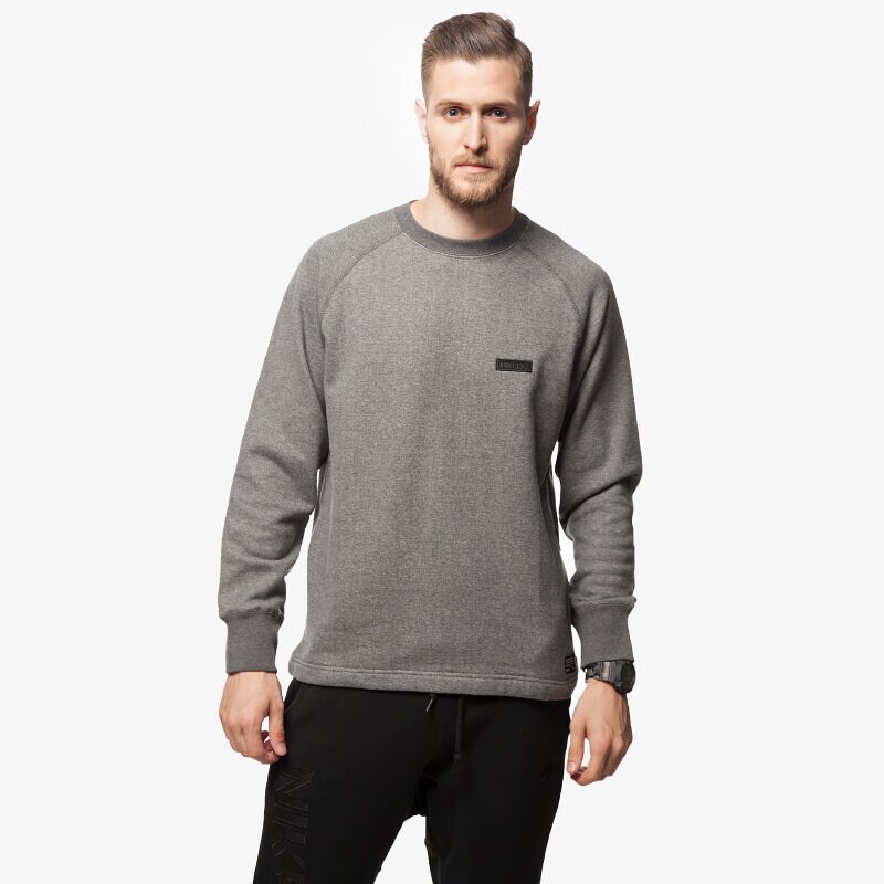 pánská mikina NIKE MIKINA FC CITY CREW 689032071 ŠEDÁ