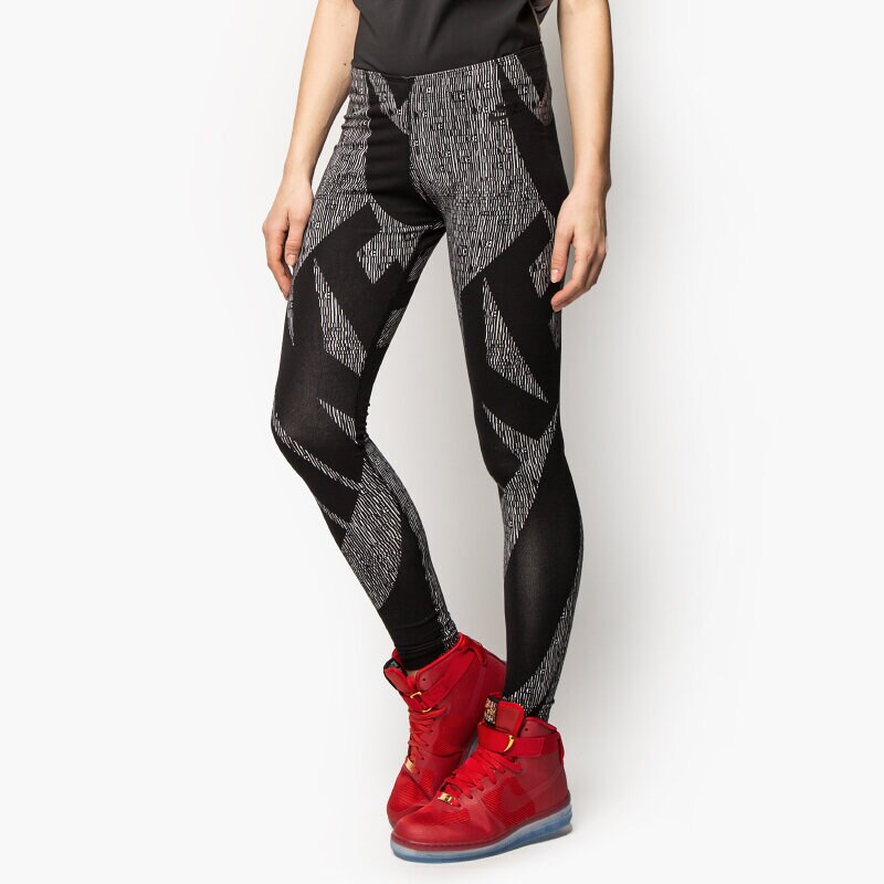 dámské kalhoty NIKE KALHOTY  LEG-A-SEE-AOP 726091010 ČERNÁ